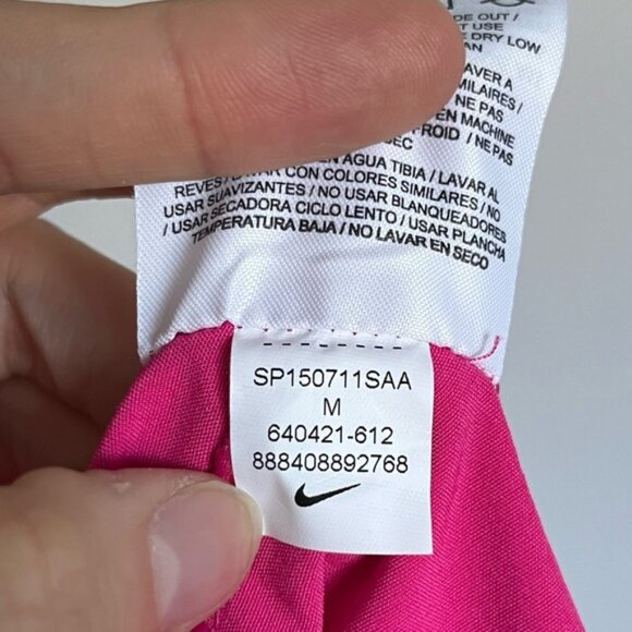 NikeGolfWomenDriFitPocketsTennisSkirtHotPinkMedium - Picture 6 of 7
